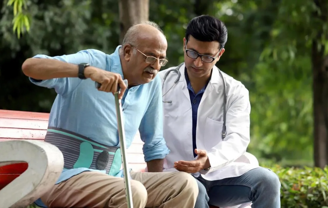 Supportive elderly care and regular health checkups
