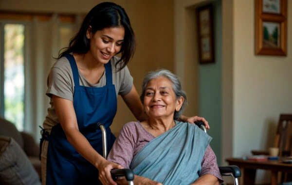 Geriatric nursing care with medical monitoring for seniors